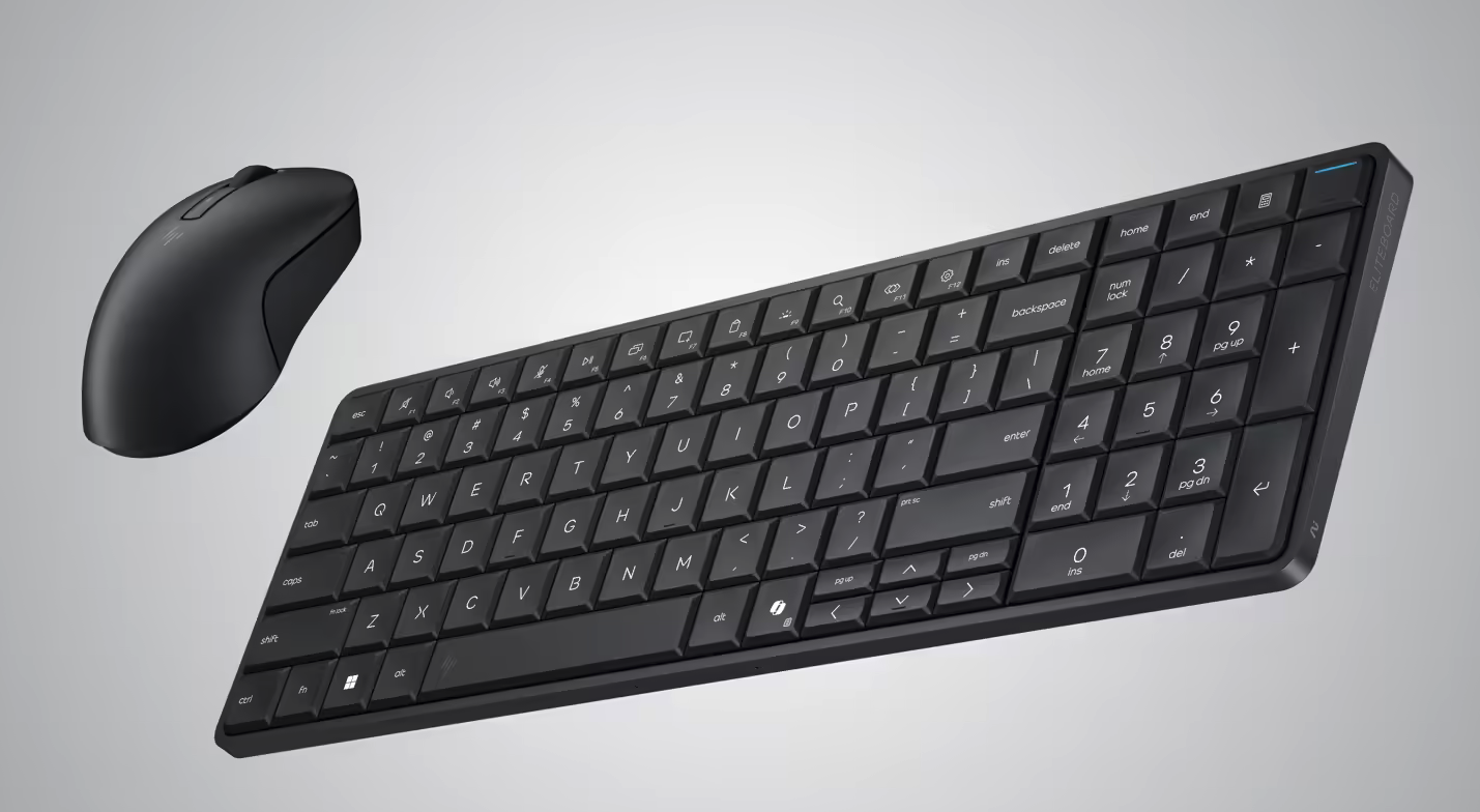 惠普发布全球首款键盘式AI PC Eliteboard G1a，12mm机身集成完整x86平台